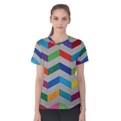 Charming Chevrons Quilt Women s Cotton Tee