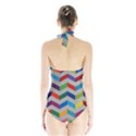 Charming Chevrons Quilt Halter Swimsuit View2