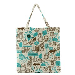 Telegramme Grocery Tote Bag