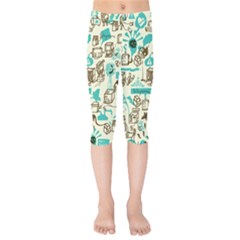 Telegramme Kids  Capri Leggings  by BangZart