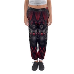 Black Dragon Grunge Women s Jogger Sweatpants