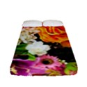 Colorful Flowers Fitted Sheet (Full/ Double Size) View1