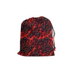 Volcanic Textures  Drawstring Pouches (medium) 