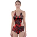 Volcanic Textures  Cut-Out One Piece Swimsuit View1