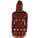 Toraja Traditional Art Pattern Long Sleeve Hooded T-shirt View2