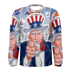 Independence Day United States Of America Men s Long Sleeve Tee