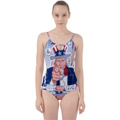 Independence Day United States Of America Cut Out Top Tankini Set by BangZart