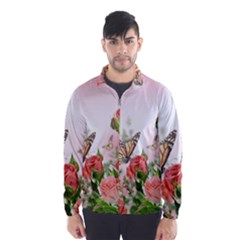 Flora Butterfly Roses Wind Breaker (men)