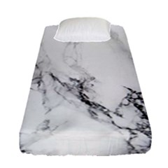 Marble Pattern Fitted Sheet (single Size) by BangZart