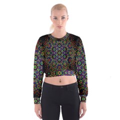 The Flower Of Life Cropped Sweatshirt