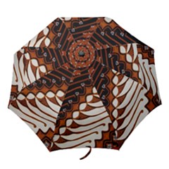 Traditional Batik Sarong Folding Umbrellas by BangZart