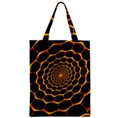 Honeycomb Art Zipper Classic Tote Bag
