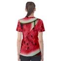 Fresh Watermelon Slices Texture Women s Cotton Tee View2