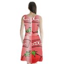 Beverage Can Drink Juice Tomato Sleeveless Waist Tie Chiffon Dress View2