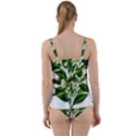 Bitter Branch Citrus Edible Floral Twist Front Tankini Set View2