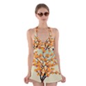 Branches Field Flora Forest Fruits Halter Swimsuit Dress View1