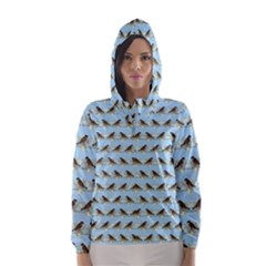 Sparrows Hooded Wind Breaker (women) by SuperPatterns