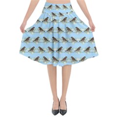 Sparrows Flared Midi Skirt by SuperPatterns