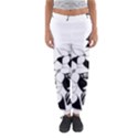 Ecological Floral Flowers Leaf Women s Jogger Sweatpants View1