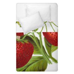 Food Fruit Leaf Leafy Leaves Duvet Cover Double Side (single Size) by Nexatart