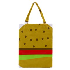 Hamburger Food Fast Food Burger Classic Tote Bag by Nexatart