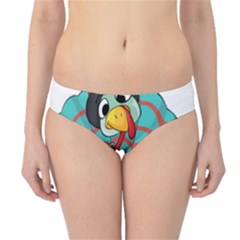 Pie Turkey Eating Fork Knife Hat Hipster Bikini Bottoms by Nexatart