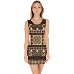 Giraffe African Vector Pattern Bodycon Dress by BangZart