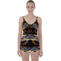 Textures Snake Skin Patterns Tie Front Two Piece Tankini View1