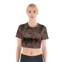 Digital Camouflage Cotton Crop Top by BangZart