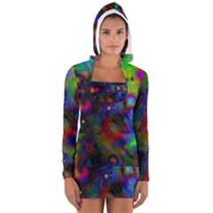 Full Colors Long Sleeve Hooded T-shirt