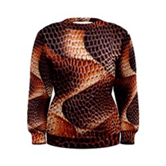 Snake Python Skin Pattern Women s Sweatshirt