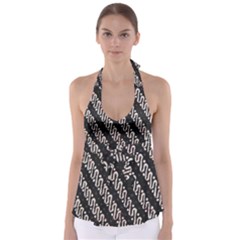 Batik Jarik Parang Babydoll Tankini Top