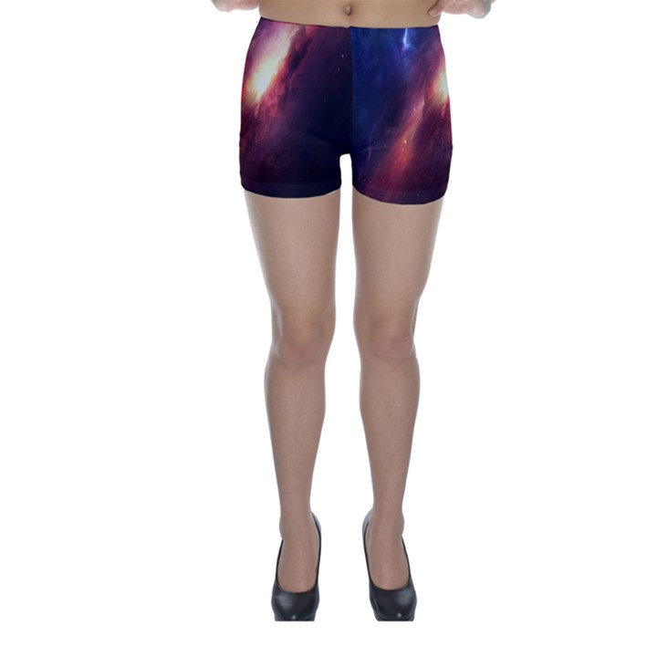 Digital Space Universe Skinny Shorts