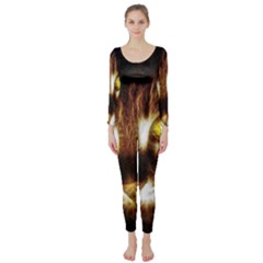 Cat Face Long Sleeve Catsuit