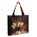 Cat Face Medium Zipper Tote Bag View2