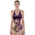 Cartoons Video Games Multicolor Cut-Out One Piece Swimsuit View1