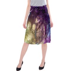 Cartoons Video Games Multicolor Midi Beach Skirt