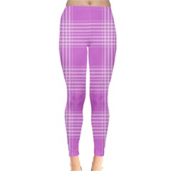 Seamless Tartan Pattern Leggings 