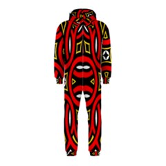 Traditional Art Pattern Hooded Jumpsuit (kids)