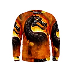 Dragon And Fire Kids  Sweatshirt