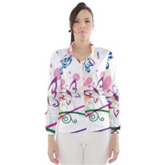 Butterfly Vector Art Wind Breaker (women) by BangZart