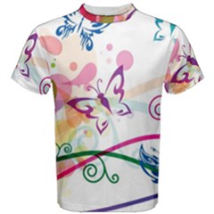 Butterfly Vector Art Men s Cotton Tee