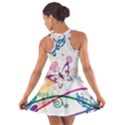 Butterfly Vector Art Cotton Racerback Dress View2