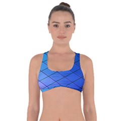 Blue Pattern Plain Cartoon Got No Strings Sports Bra