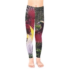 Cendrawasih Beautiful Bird Of Paradise Kids  Legging