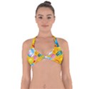 Sweets And Sugar Candies Vector  Halter Neck Bikini Top View1
