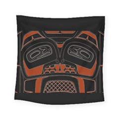 Traditional Northwest Coast Native Art Square Tapestry (small)