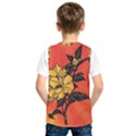 Vector Asian Flowers Kids  SportsWear View2