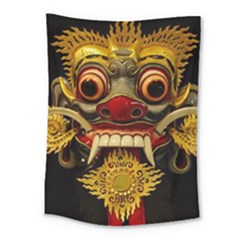 Bali Mask Medium Tapestry by BangZart