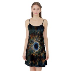 Crazy  Giant Galaxy Nebula Satin Night Slip